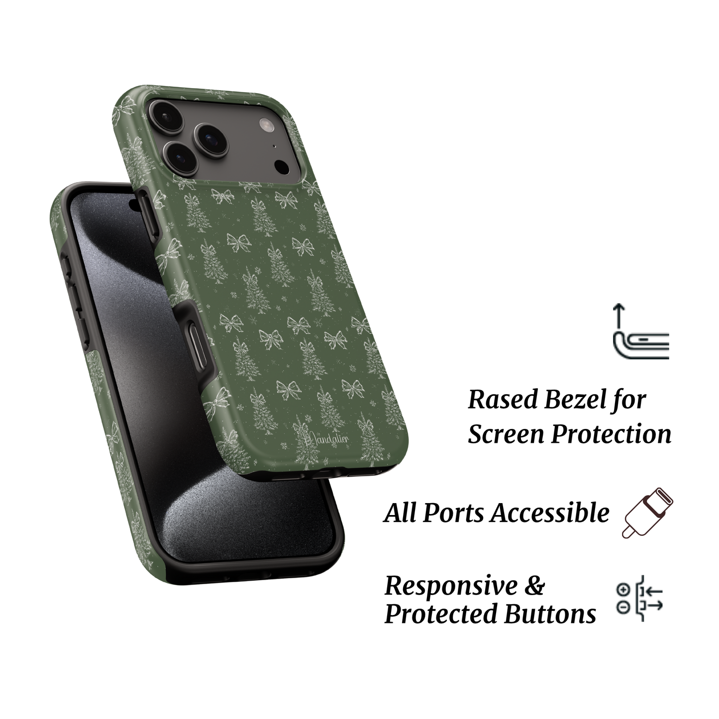 MagSafe Tough Phone Case|Evergreen Charm