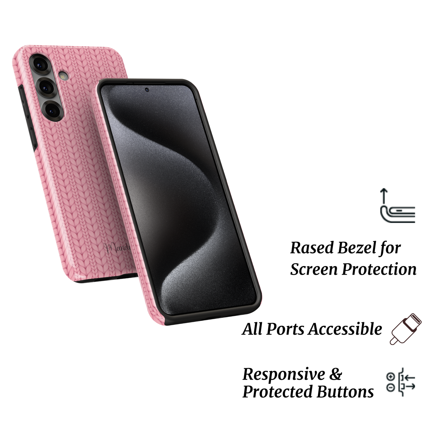 Tough Phone Case|Sweet Knit Texture