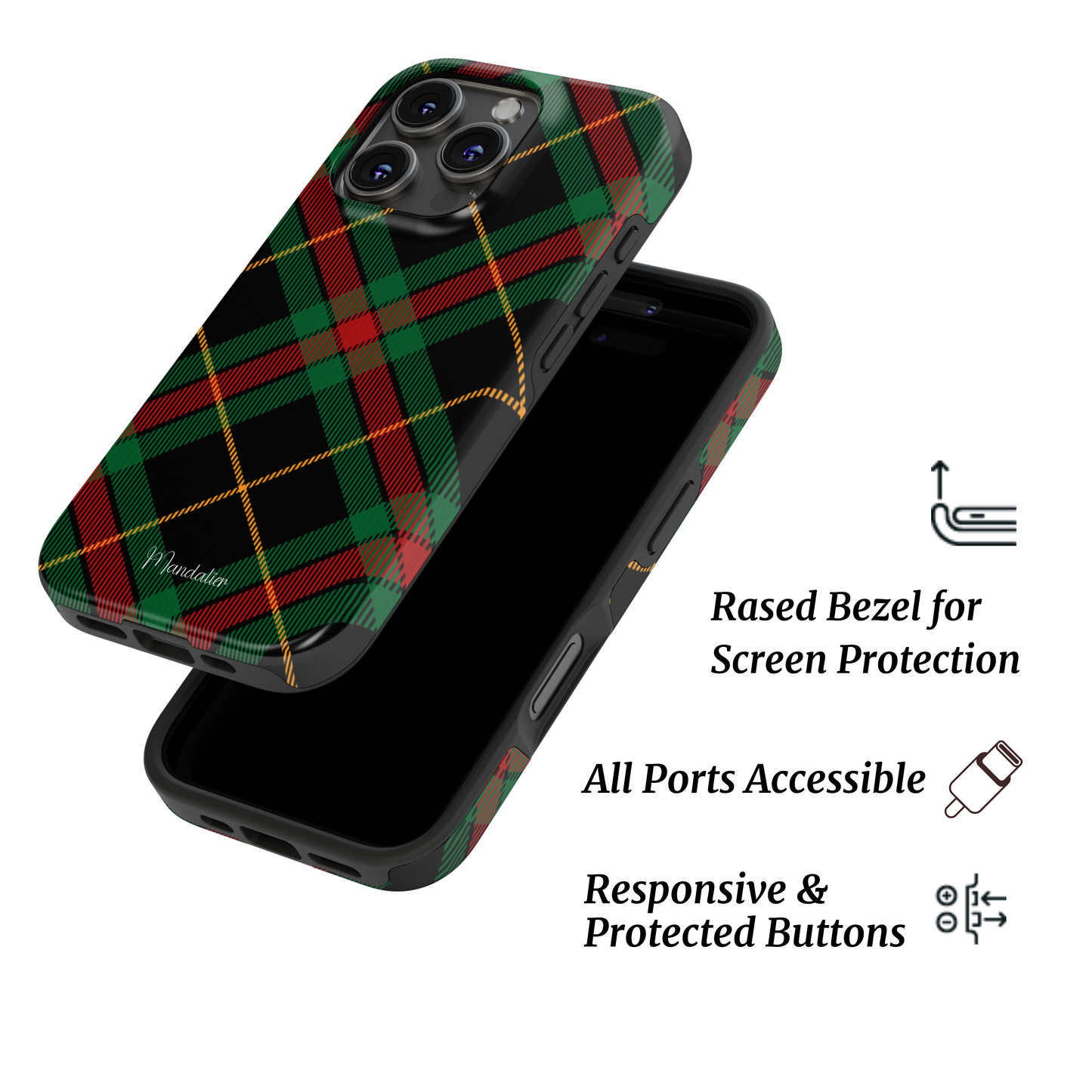 MagSafe Tough Phone Case|Yule Tartan