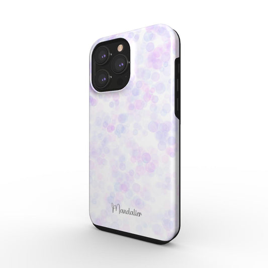 Tough Phone Case|Purple Bubbles Burst