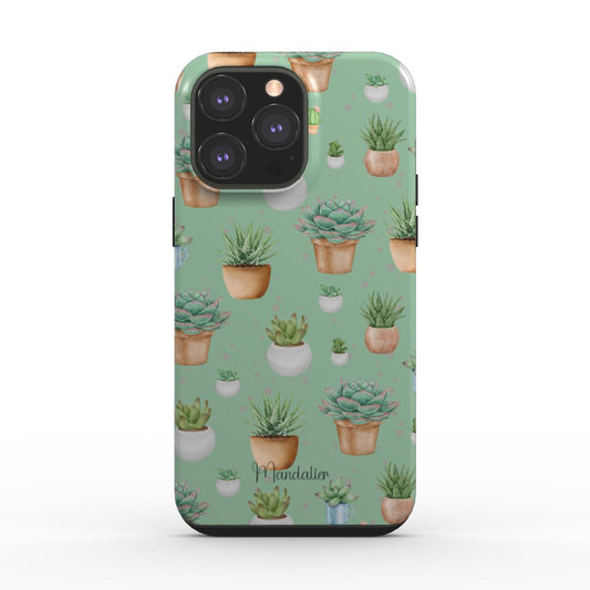 Tough Phone Case|Succulent Serenity