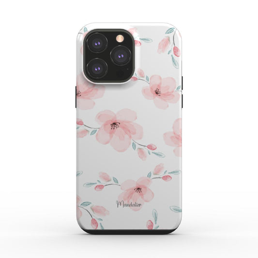 Tough Phone Case|Blossoming Pink Meadow