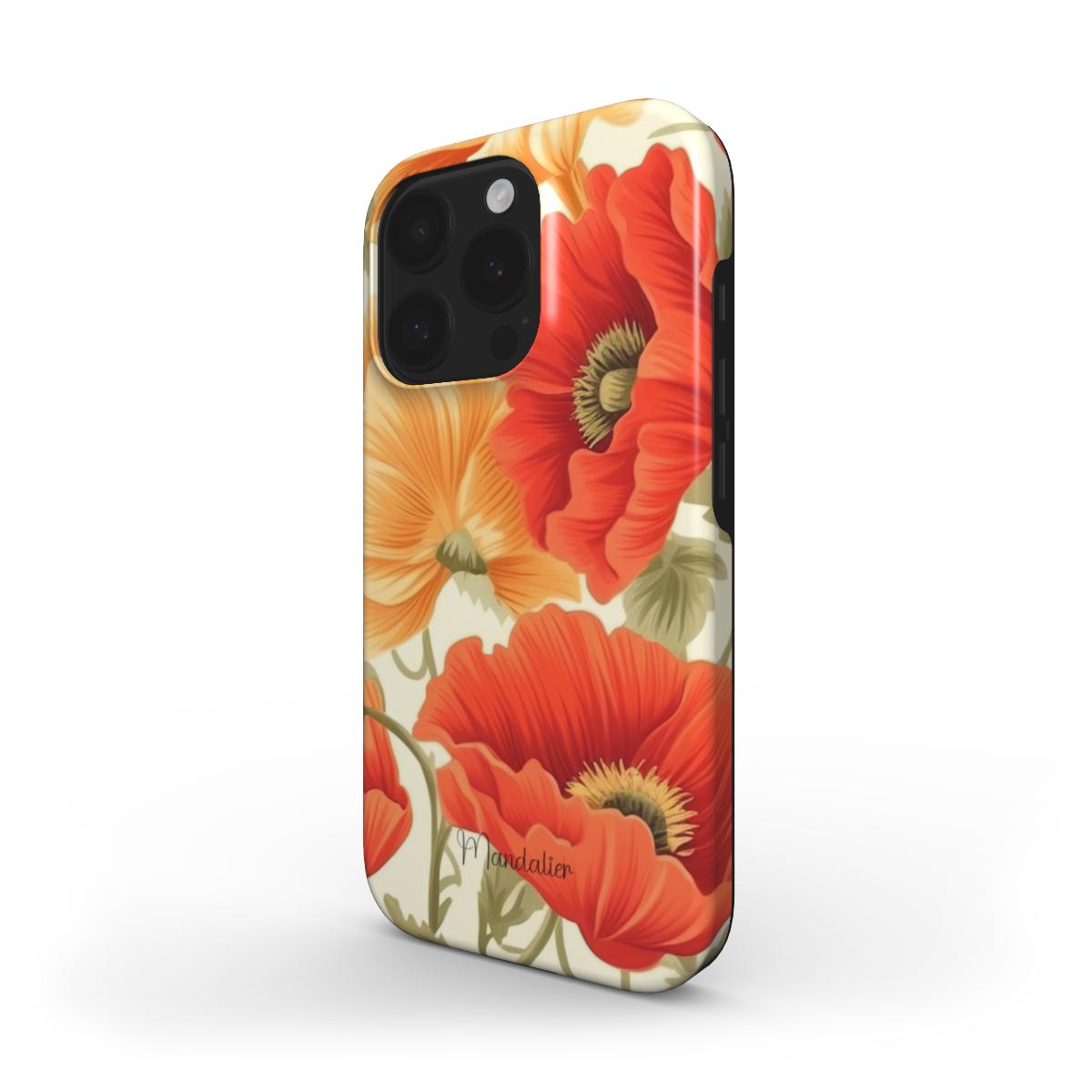 MagSafe Tough Phone Case|Timeless Poppies