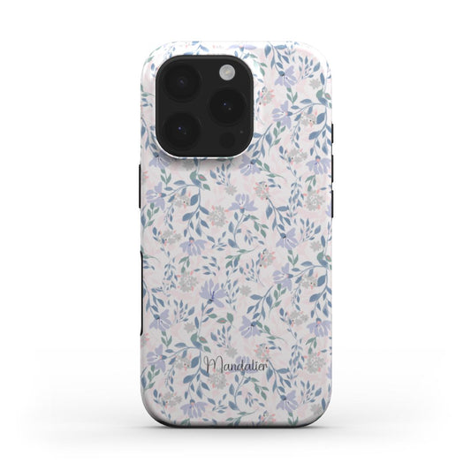 MagSafe Tough Phone Case in Delicate Flower with a subtle and elegant floral design.