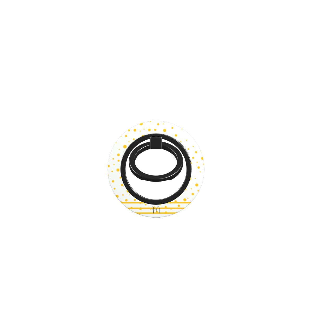 Ring Holder|Yellow Striped Sprinkles