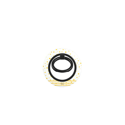 Ring Holder|Yellow Striped Sprinkles