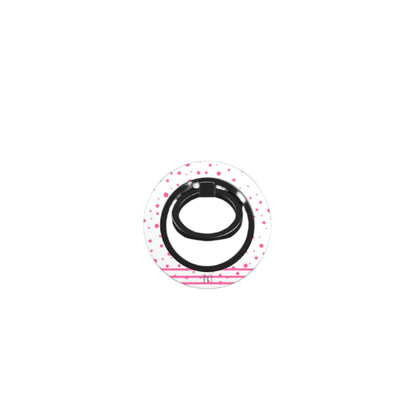 Ring Holder | Pink Sherbet Striped Sprinkles – Pink-striped phone ring holder with sprinkle details for sweet, secure, and stylish phone handling.