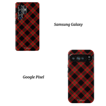 Tough Phone Case|Crimson Check
