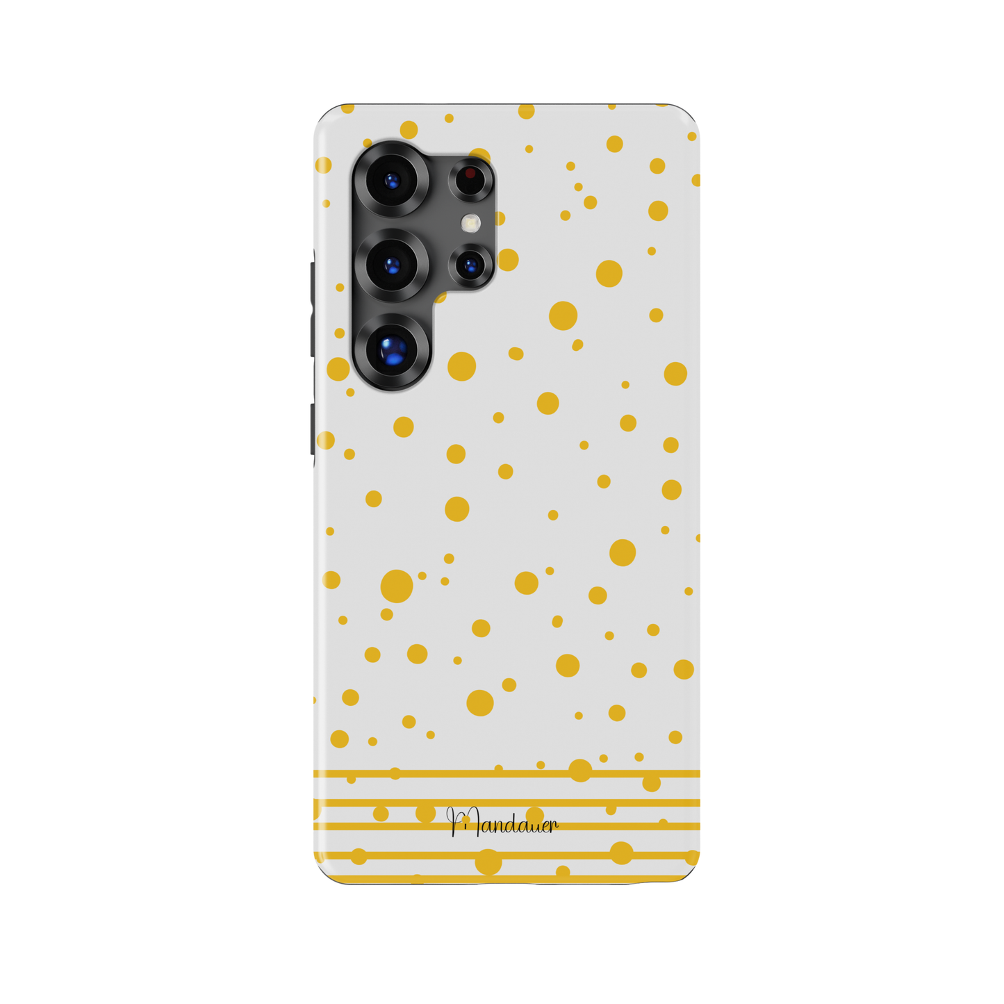 MagSafe Tough Phone Case|Yellow Striped Sprinkles