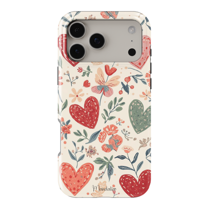 Tough Phone Case|Hearts in Bloom