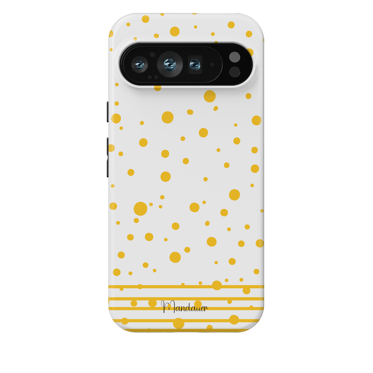 MagSafe Tough Phone Case|Yellow Striped Sprinkles