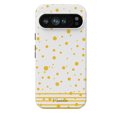 MagSafe Tough Phone Case|Yellow Striped Sprinkles