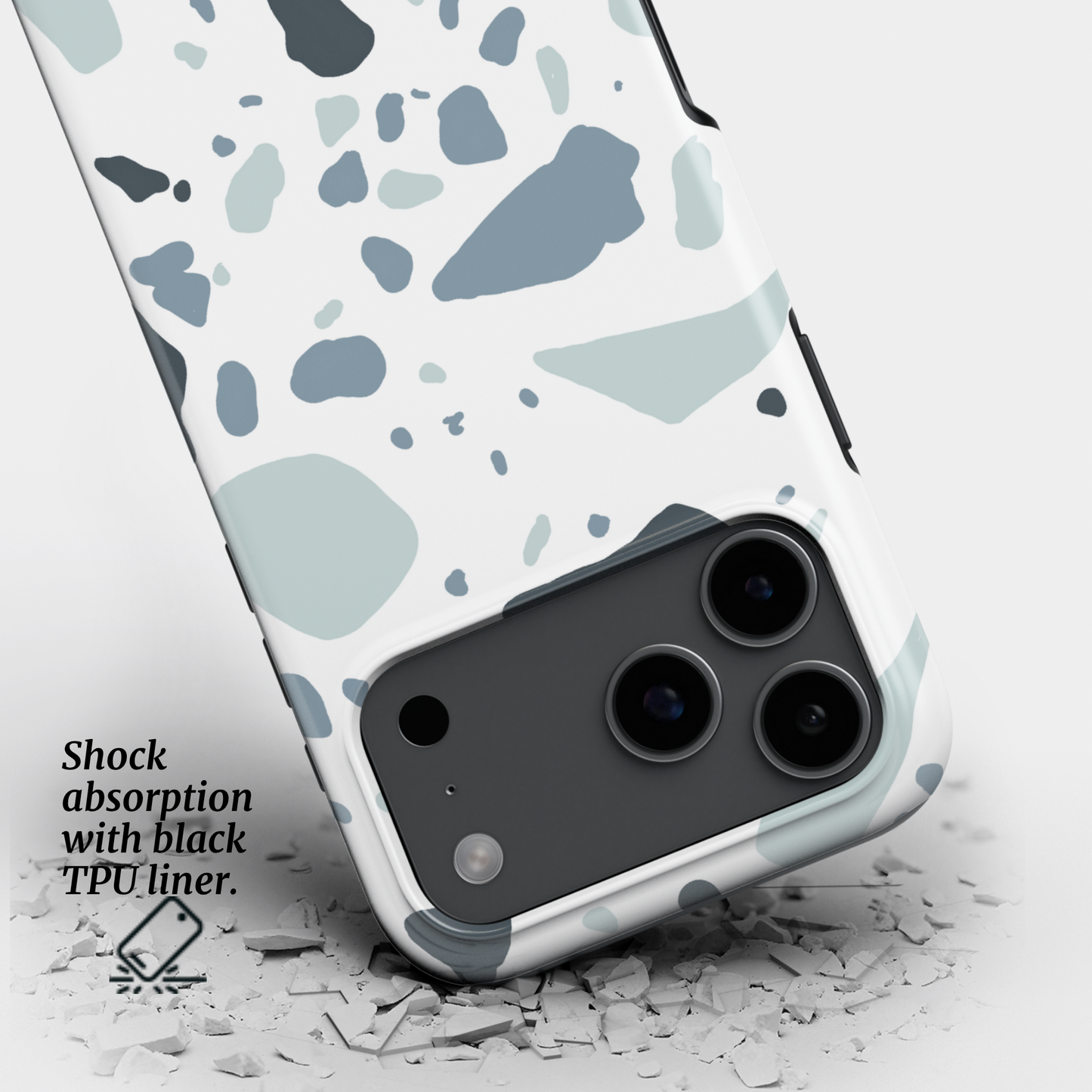 Blue Grey Terrazzo