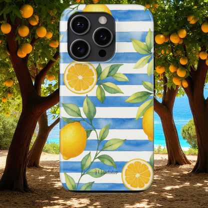 Tough Phone Case|Blue Citrus Charm