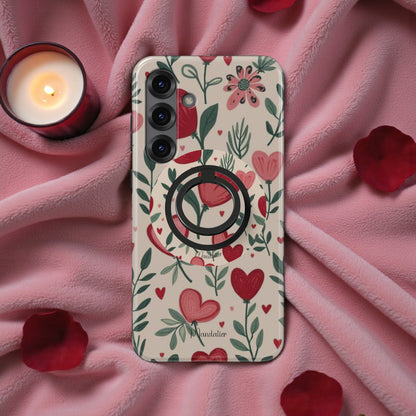 Tough Phone Case|Hearts in Bloom