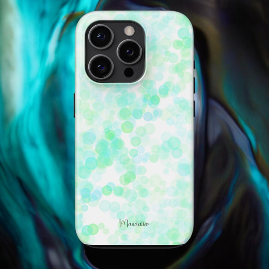 Tough Phone Case|Green Bubble Burst