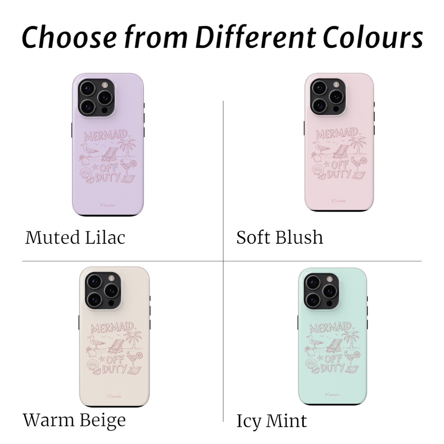 Tough Phone Case|Mermaid Off Duty