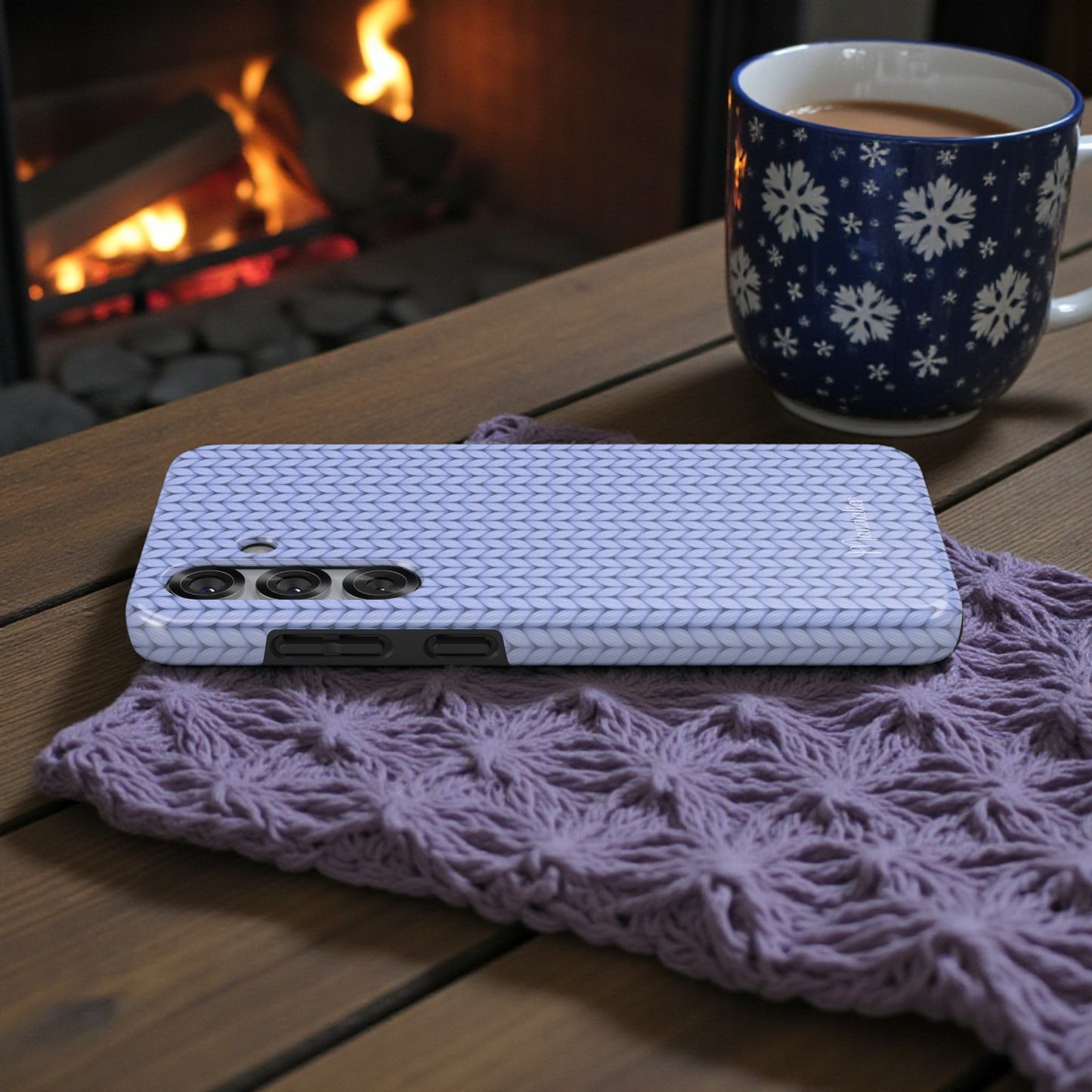 Tough Phone Case|Powder Blue Comfort
