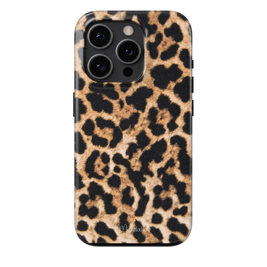 Leopard Luxe Tough Phone Case – Stylish and durable leopard print phone case for ultimate protection.
